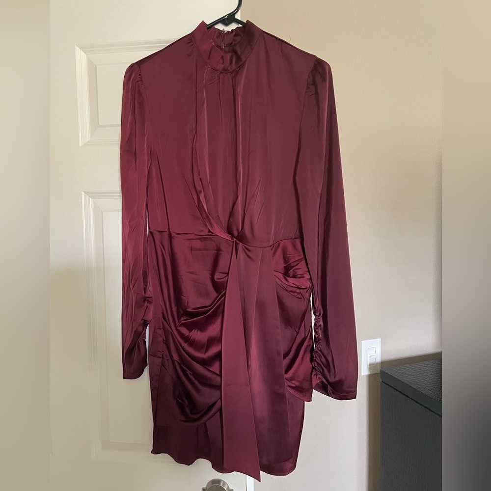Cute Silk Fashion Nova Dress